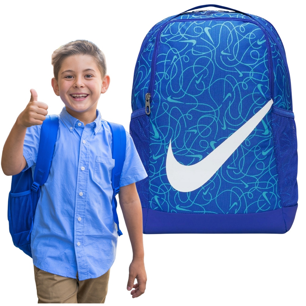 Školský športový batoh NIKE BRASILIA v modrej farbe
